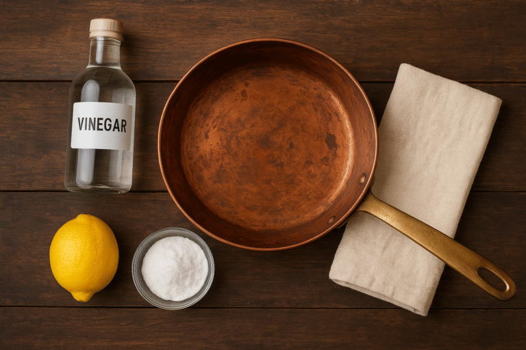 How to Clean Copper with Vinegar and Salt | Easy Natural Method