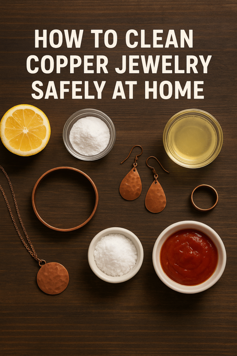 How to Clean Copper Jewelry Safely at Home (Without Damage)
